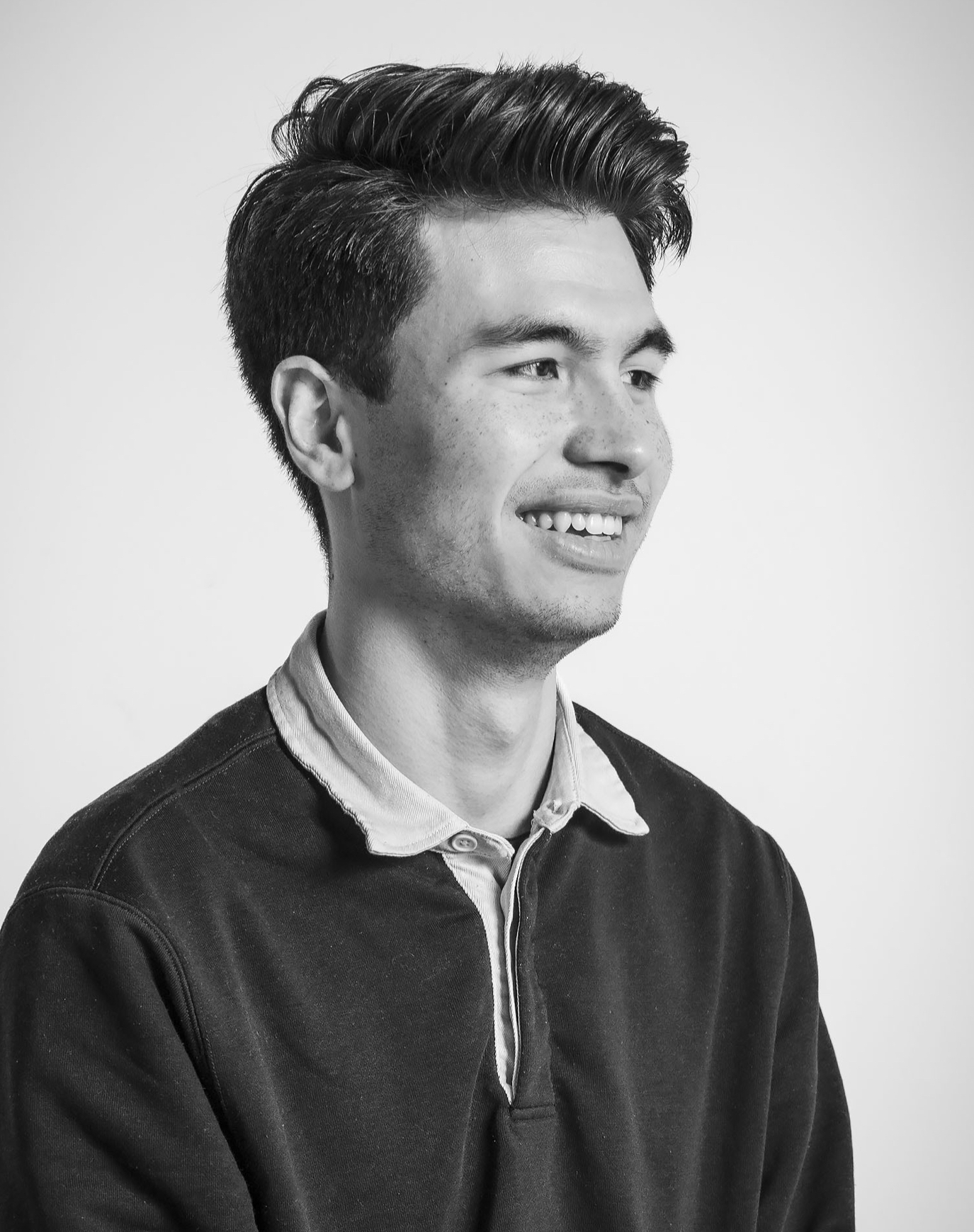 Brent Rundberg, UX designer bij Sping, aan het werk